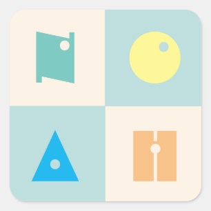 4 brev pojke namn noah-klistermärke lakan fyrkantigt klistermärke