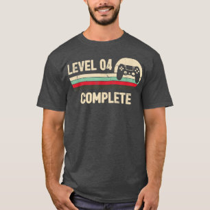 4 Bröllop-årsdagen för par på nivå 4 avslutad T Shirt
