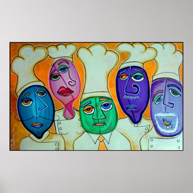 4 Chefer Poster (Framsidan)