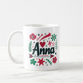 4 Color Anna 3 Kaffemugg