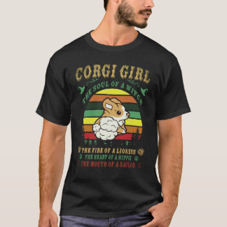 4 Corgi Själens Häxa Corgi T Shirt