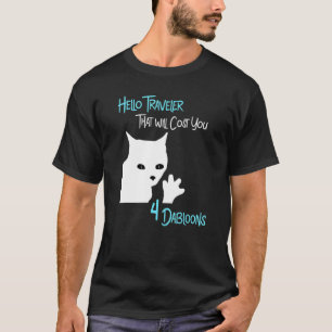 4 Dabloons Katt - Hej Vän T Shirt