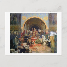 #4 Den bulgariska tsaren Simeon, Mucha Vykort