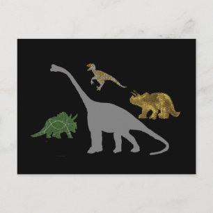 4 Dinos vykort