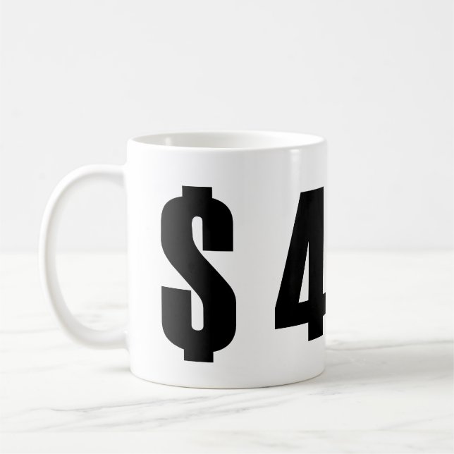 4 dollar kaffemugg (Vänster)