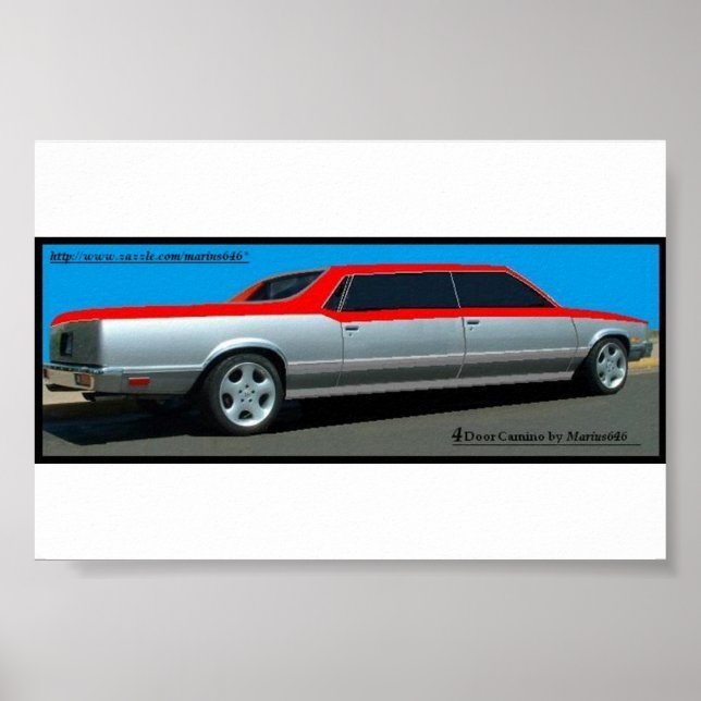 4 Door El Camino från Marius646 Poster (Framsidan)