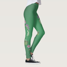 4:e årsdagen för frukt och Blommigt Leggings