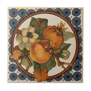4:e av 5 Repro 1890-talet målade Doulton Lambeth Kakelplatta