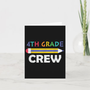 4:e besättningen Klass Cute Back to school Kort