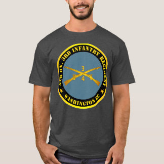 4:e Bn 3:e infanteriregimen Washington DC w Inf B T Shirt