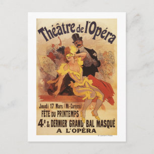 4:e Boll vid Theater de l'Opera Vykort