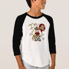 4:e Cowboy Birthday Tshirts och Gifts