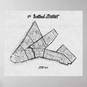 4:e distriktet, NYC 1885 Poster
