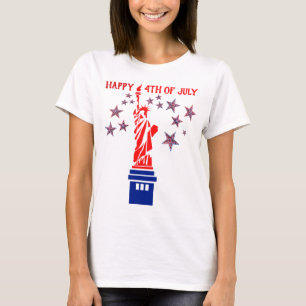 4:e Frihetsgudinnan Amerika T Shirt