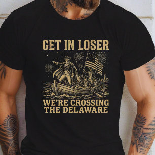 4:e gå in förlorare vi korsar Delaware T Shirt