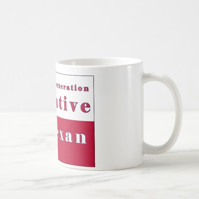 4:e Generation Native Texan Flagga Kaffemugg (Höger)