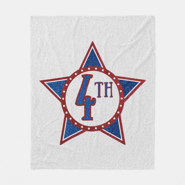 4:e Glitter Picnic Blanket Fleecefilt (Framsidan)