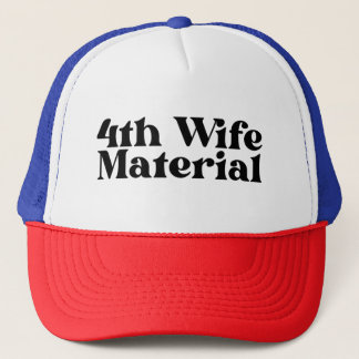 4:e hustrumaterial Trucker keps, skilsmässa  Keps