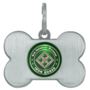 4:e infanteridivisionen ID-bricka husdjur