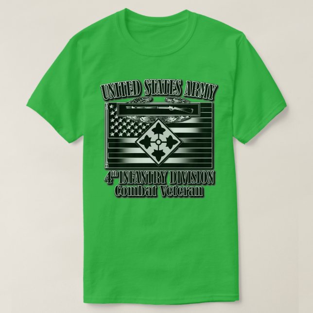 4:e infanteridivisionen Kambat Veteran T Shirt (Design framsida)