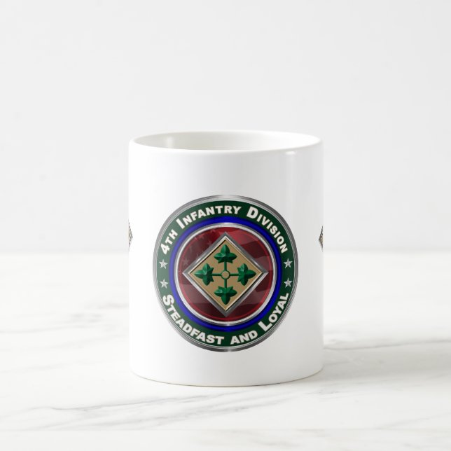 4:e infanteridivisionen Keepsaké Kaffemugg (Center)