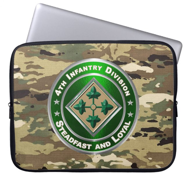 4:e infanteridivisionen laptop fodral (Framsidan)