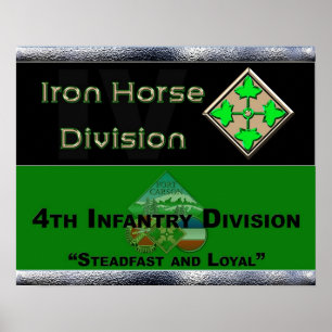 4:e infanteridivisionen Poster