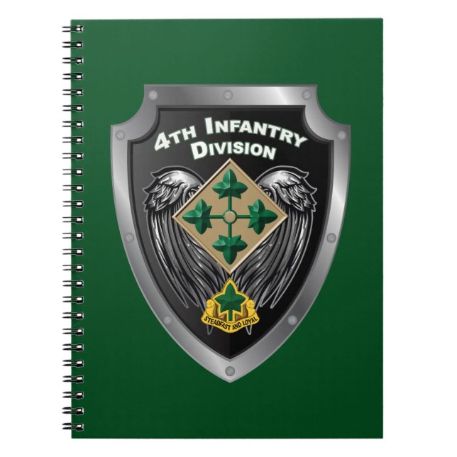 4:e infanteridivisionen "Steadfast and Loyal Gift" Anteckningsbok (Framsidan)