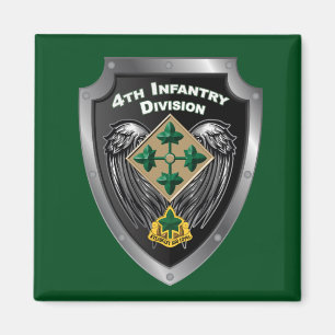 4:e infanteridivisionen "Steadfast and Loyal Gift" Magnet