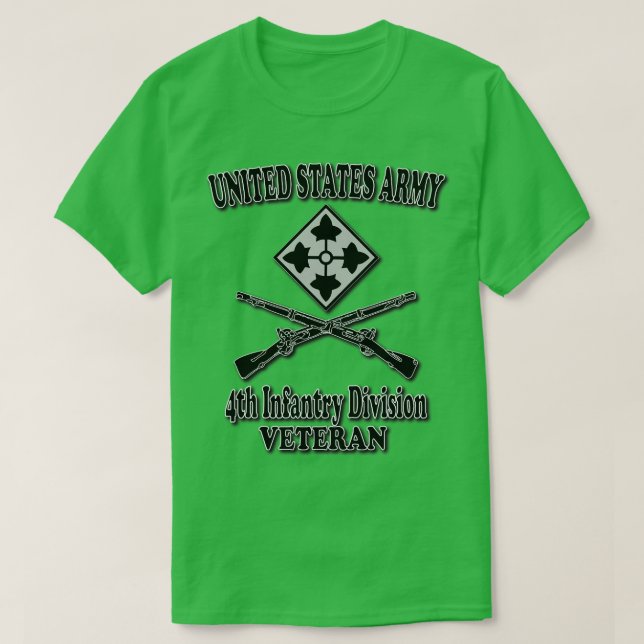 4:e infanteridivisionen Veteran T Shirt (Design framsida)