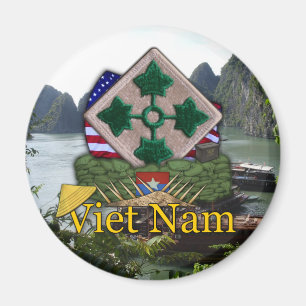 4:e infanteridivisionen: Vietnam krig vets Magnet