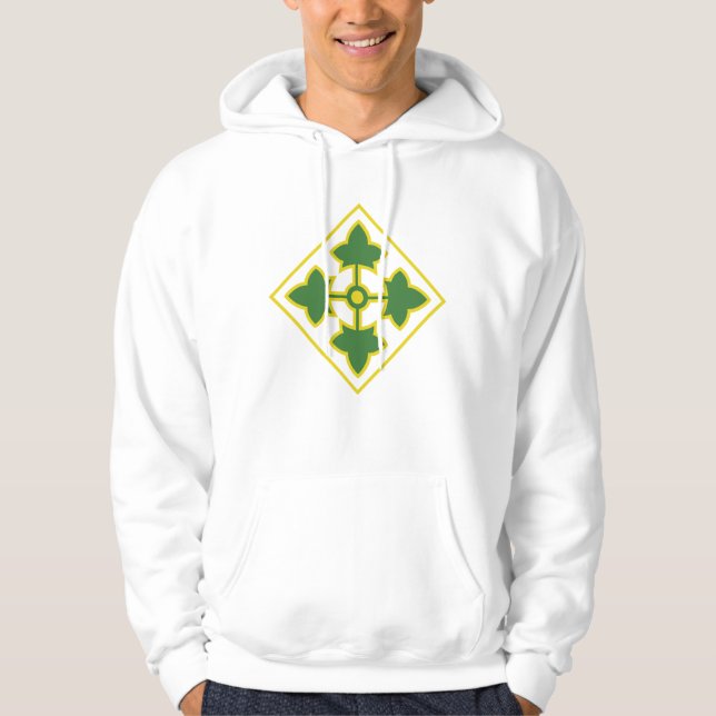 4:e infanteridivisionens emblem hoodie (Framsida)