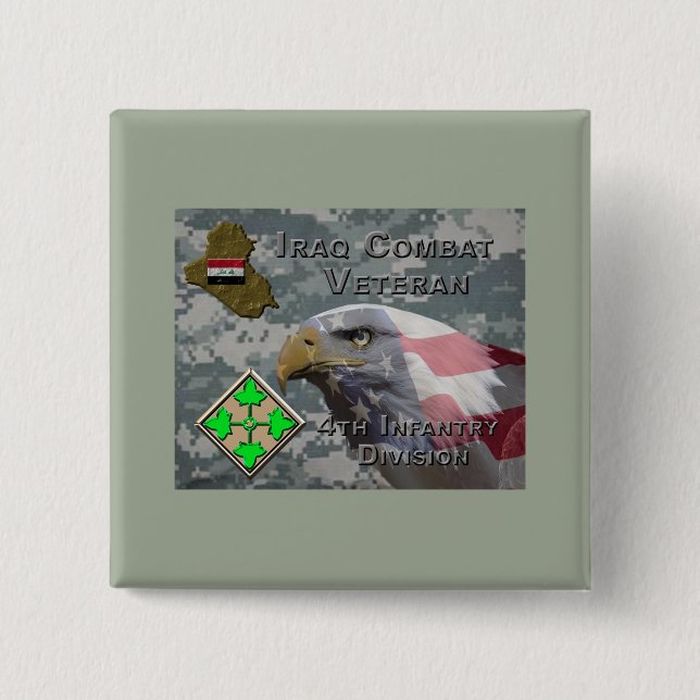 4:e infanteriet i Irak Knapp (Framsida)
