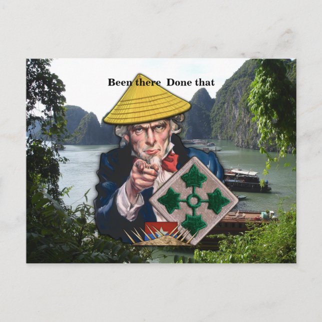 4:e infanteriet. Namnplåster Vykort (Framsida)