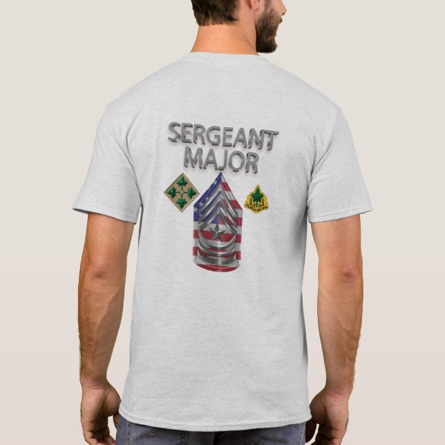 4:e Infantry-divisionens sergeant T Shirt (Baksida)