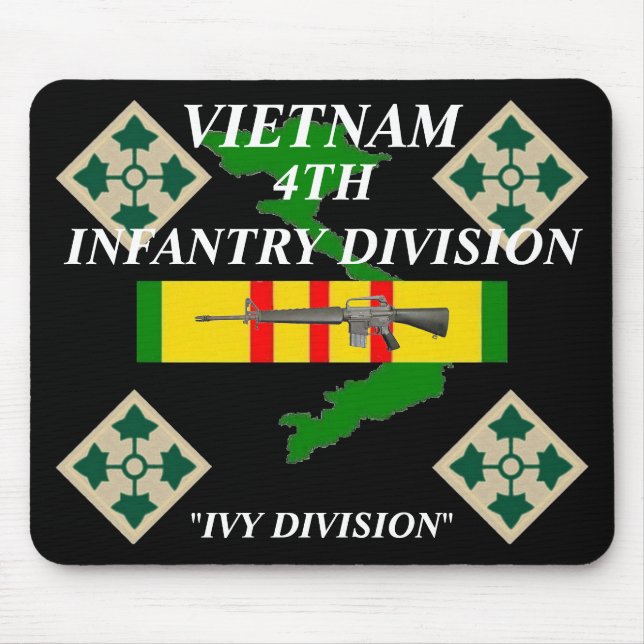 4:e Infantry Vietnam Mousepad 2:a Musmatta (Framsidan)