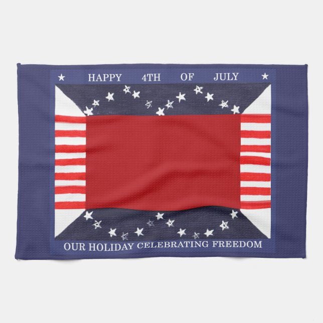 4:e juli 2010: Amerikanska MoJo Kitchen Towel Kökshandduk (Horisontell)