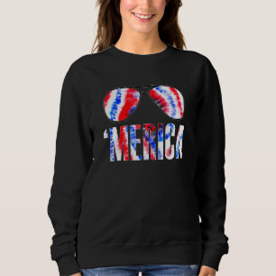 4:e juli 2010 Merica American Flagga Tie Dye Sungl T Shirt