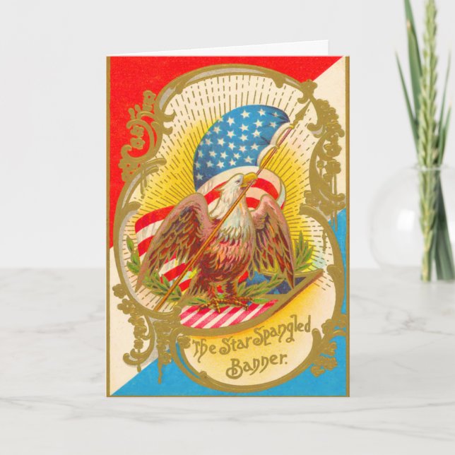 4:e juli American Eagle Kort (Framsida)