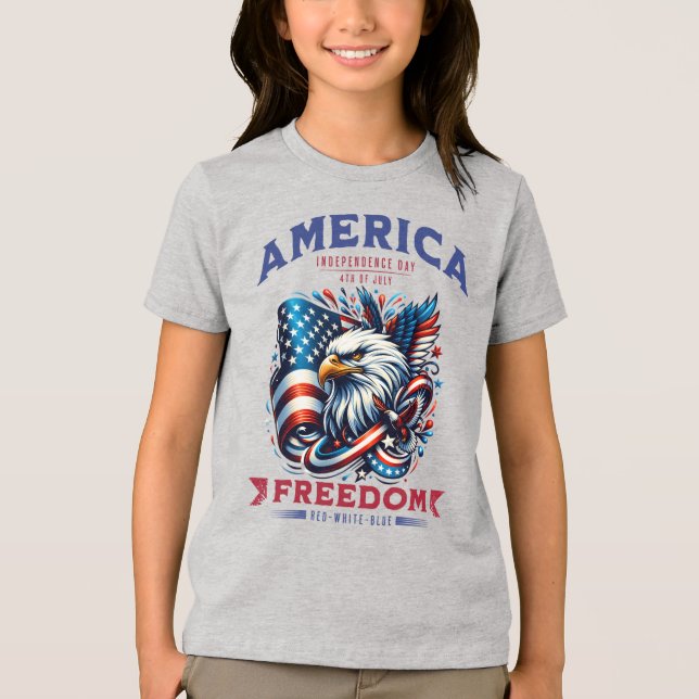 4:e juli American Eagle Sublication-61901 T Shirt (Framsida)