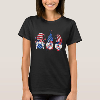 4:e juli American Gnomes Sunglasses Shirt Indep T Shirt