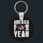 4:e juli - Amerika ja Nyckelring<br><div class="desc">4:e juli - Amerika ja</div>