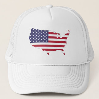 4:e juli Amerika Shaped Truckerkeps