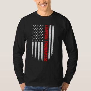 4:e juli amerikansk flagg arbetsterapeut M T Shirt