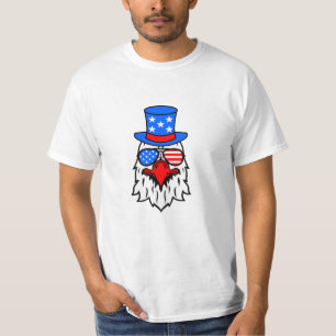 4:e juli Amerikansk örn flagga - Independence day T Shirt