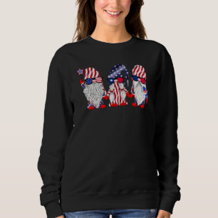 4:e juli Amerikanska Gnomes Sunglass Women Manar G T Shirt