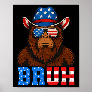 4:e juli: Barn 4:e juli Bigfoot Poster