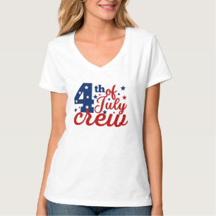 4:e juli besättning T-Shirt
