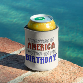 4:e juli Birthday Funny