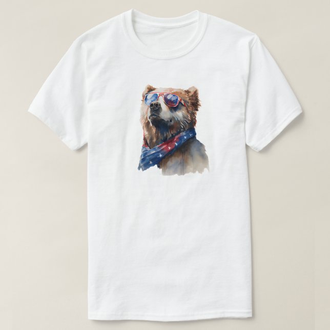 4:e Juli Björn T-Shirt (Design framsida)